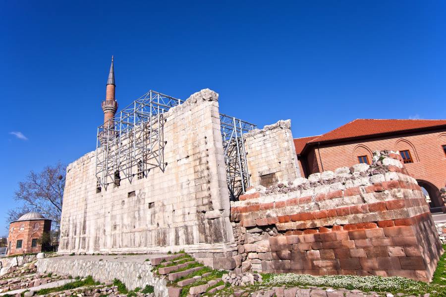 Augustus, Res Gestae Divi Augusti & Hacı Bayram Camii