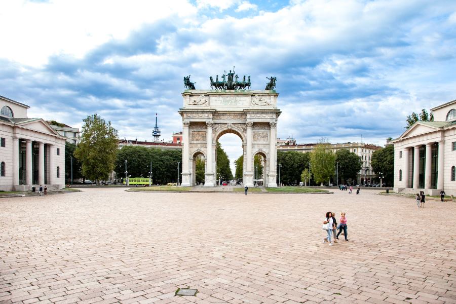 Milano, Barış Takı (Arco della Pace)