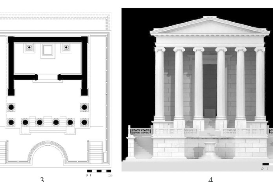 Roma, Tanrılaştırılmış Julius Sezar Tapınağı