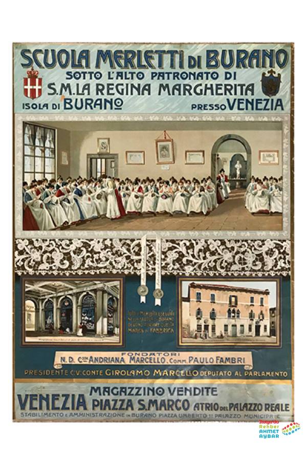 Venedik, Burano Adası, Dantel Müzesi