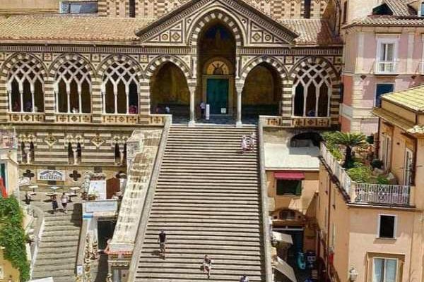 Amalfi Duomo di Sant'Andrea İtalya Amalfi