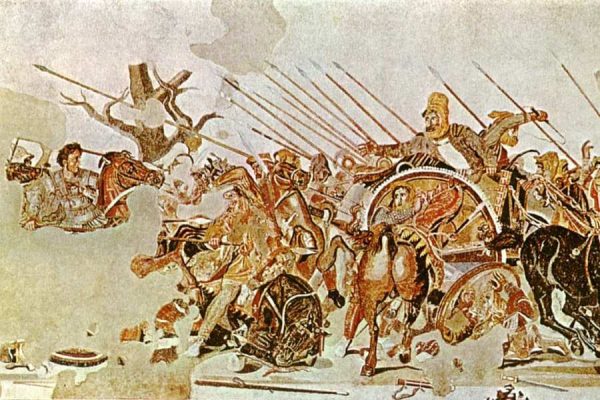 Pompei & Büyük İskender, Darius Mozaik İtalya Pompei