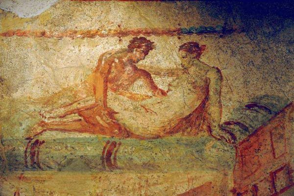 Pompei & Lupinare (Genelev) Freskleri İtalya Pompei