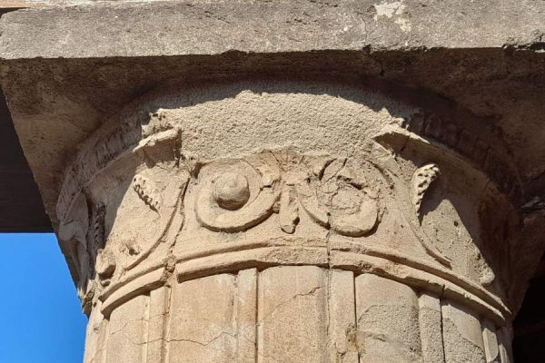Pompei & Sütun Başlığı İtalya Pompei