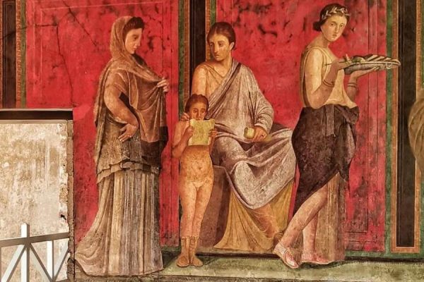 Pompei & Villa Mysteri Freskleri İtalya Pompei
