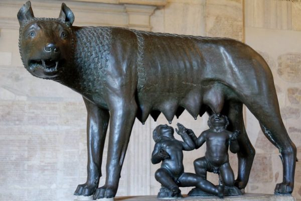 Roma & Capitoline Müzeleri, Kurt, Romulus, Remus İtalya Roma