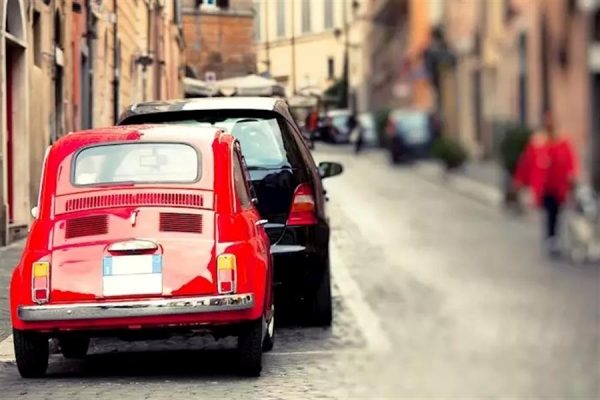 Roma & Sokaklar Fiat 500 İtalya Roma