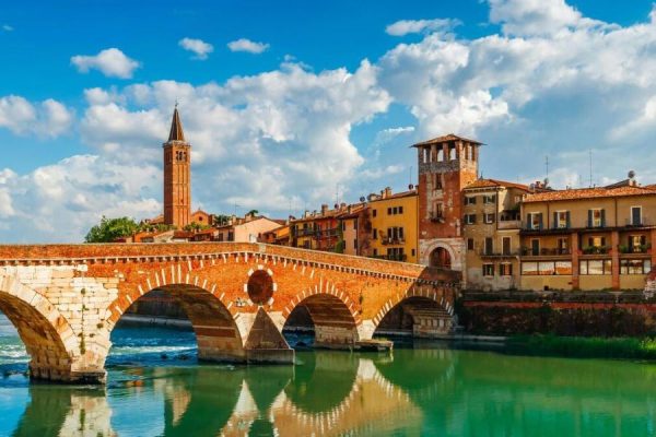 Verona & Pietra Köprüsü İtalya Verona